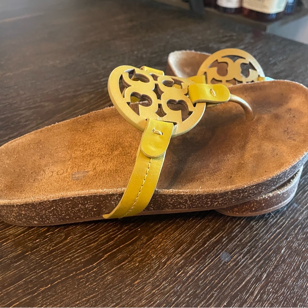Mustard Yellow Tory Burch Sandals size 7 - Picture 2 of 5